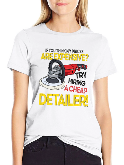 Expensive Detailer Black Graphic Tee