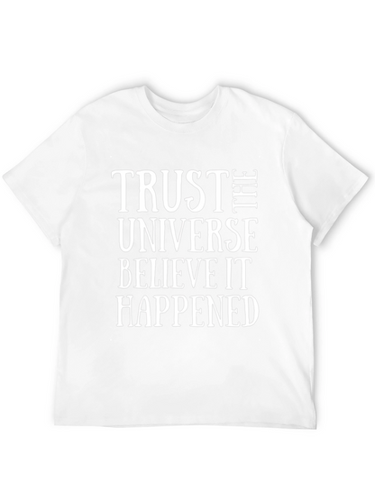 Trust the Universe Black Graphic Tee