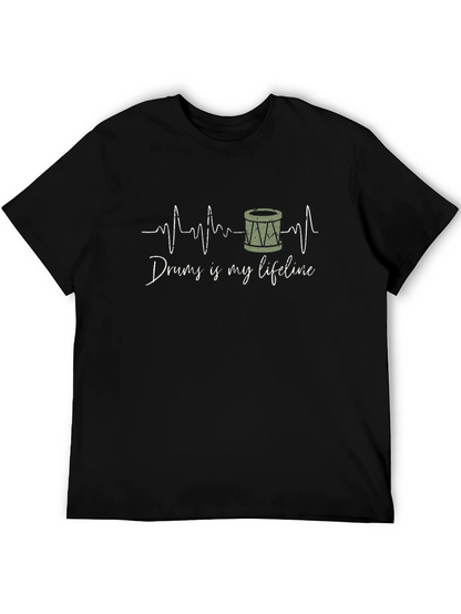 Drums is My Lifeline T-Shirt
