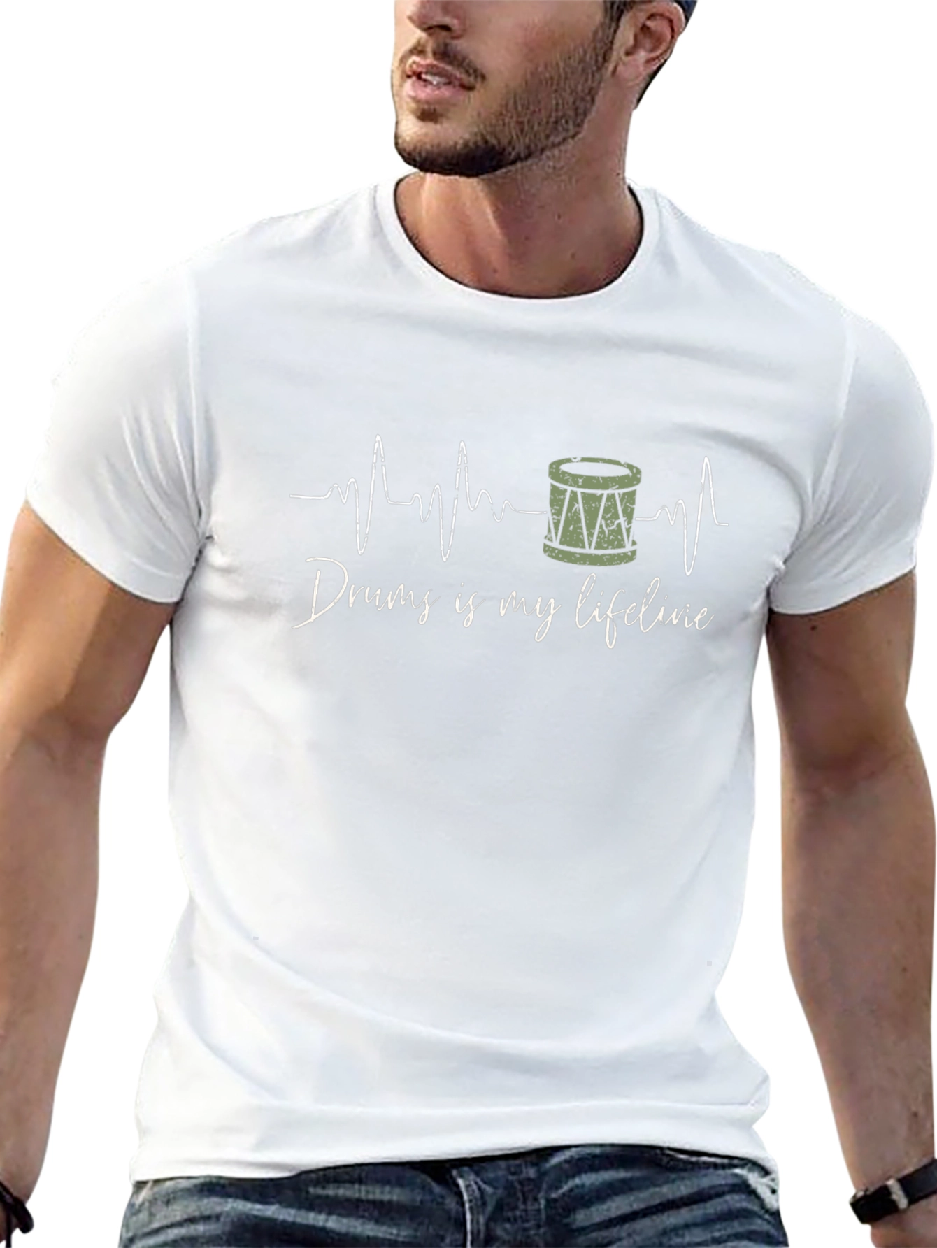 Drums is My Lifeline T-Shirt