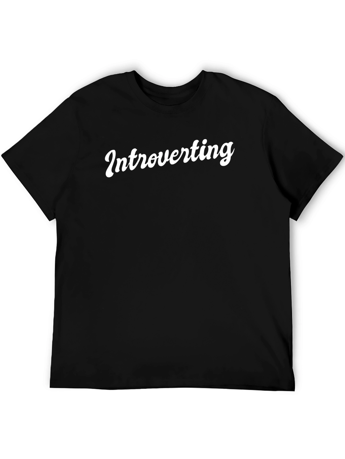 Introverting Graphic Tee - Soft Cotton Casual T-Shirt