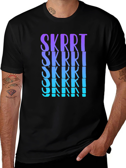 SKRRT Graphic Tee - Gradient Print