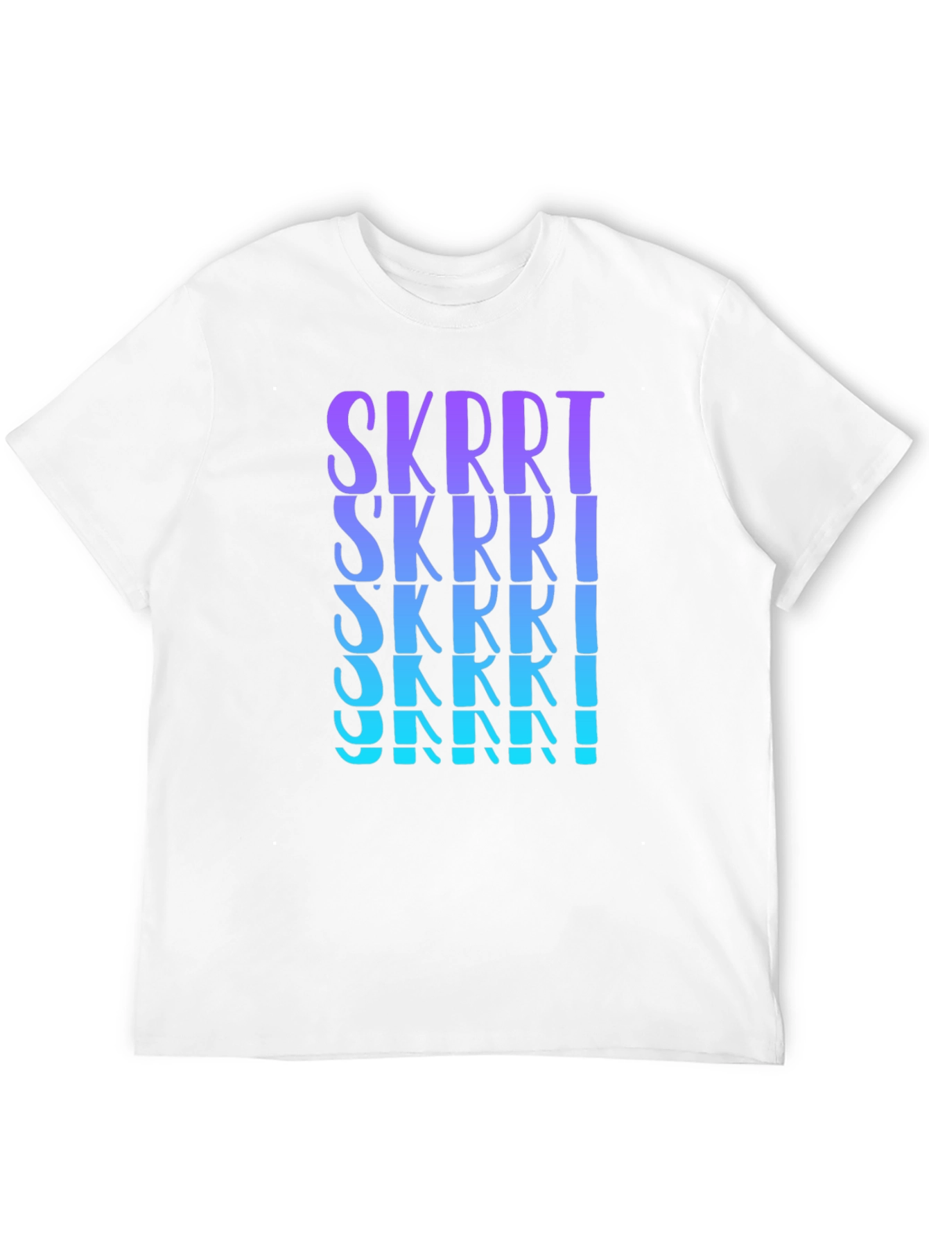 SKRRT Graphic Tee - Gradient Print
