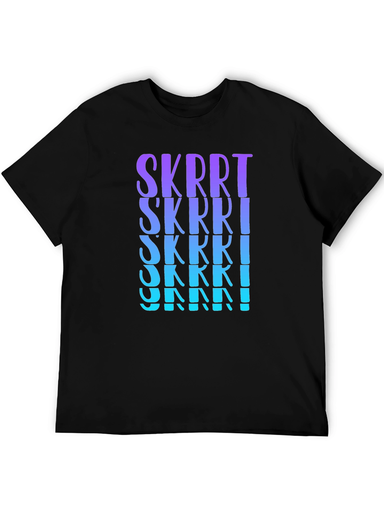 SKRRT Graphic Tee - Gradient Print