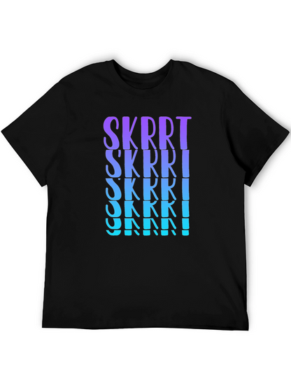 SKRRT Graphic Tee - Gradient Print