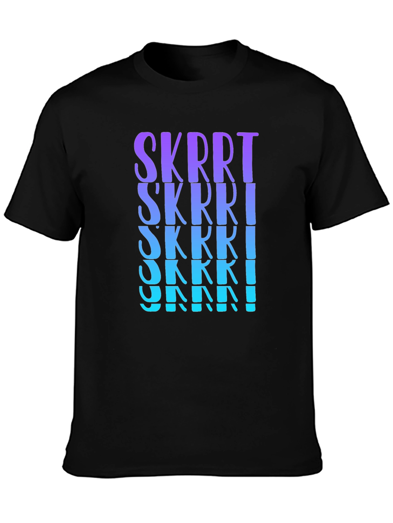 SKRRT Graphic Tee - Gradient Print