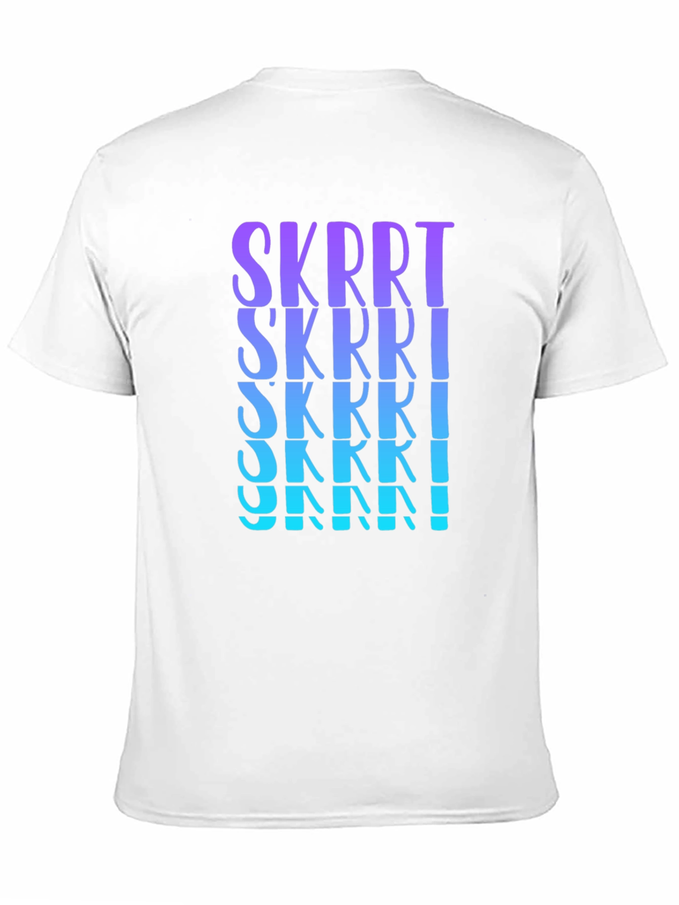 SKRRT Graphic Tee - Gradient Print