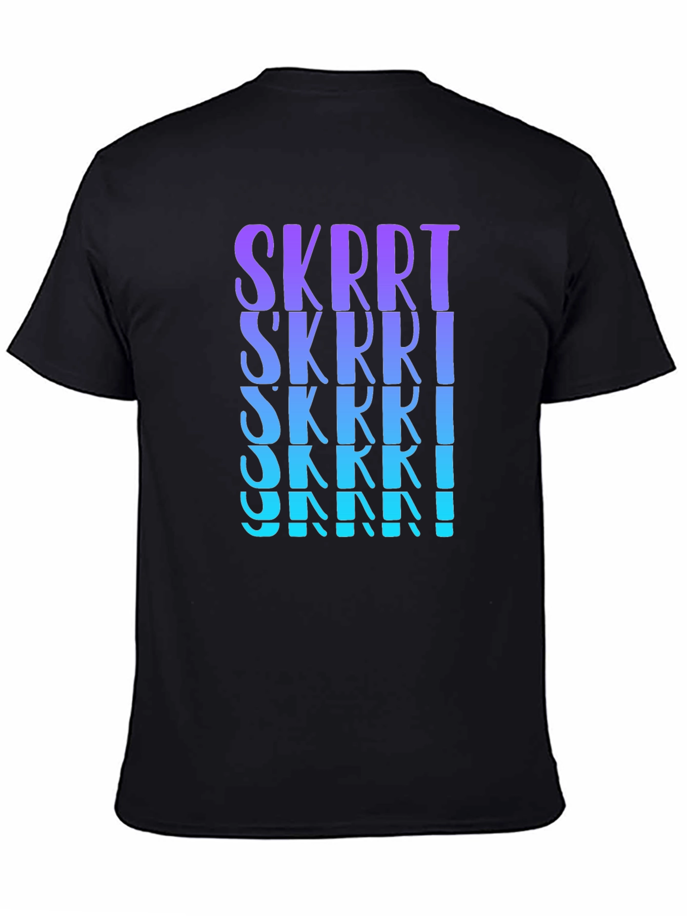 SKRRT Graphic Tee - Gradient Print