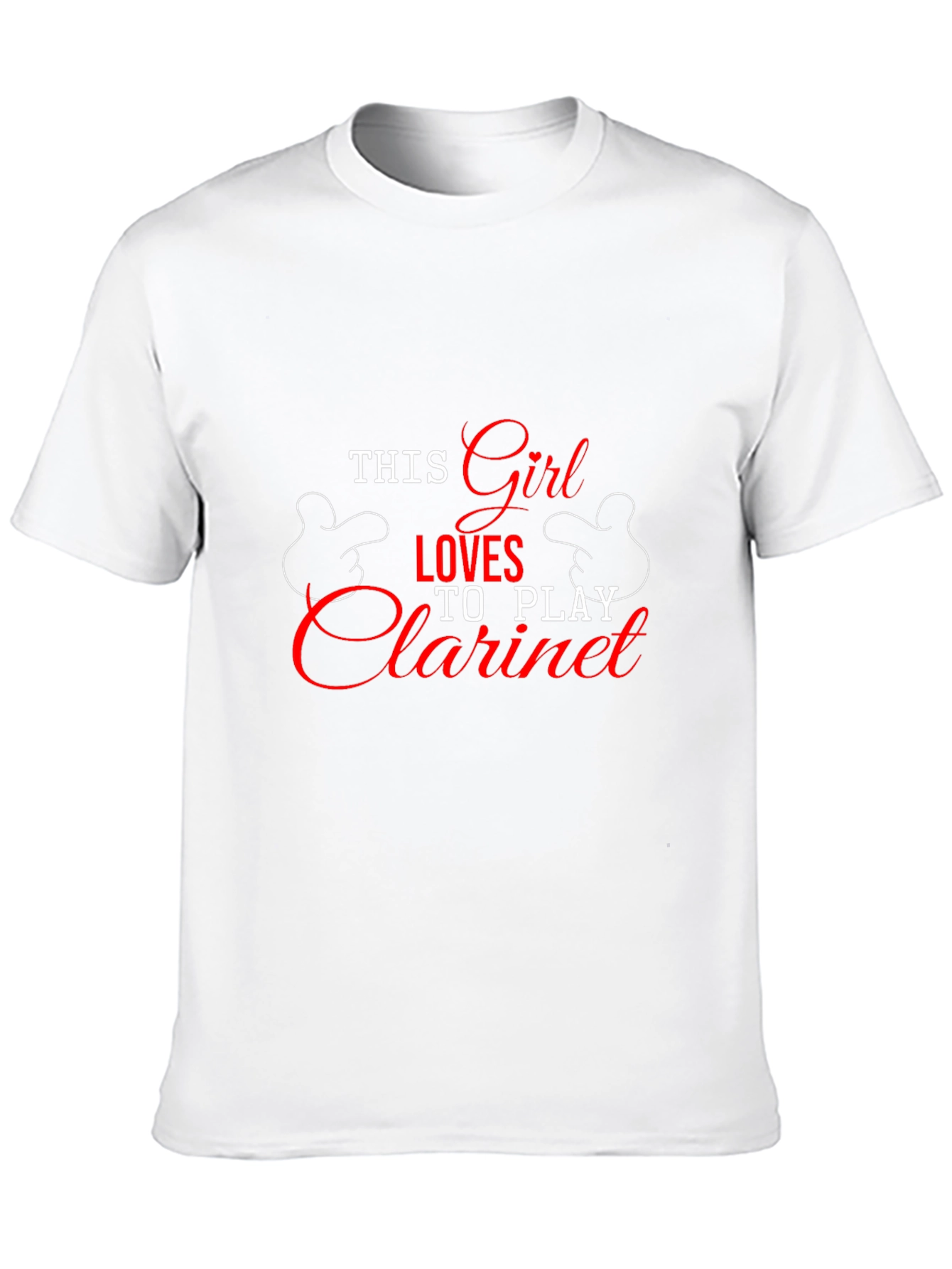 This Girl Loves Clarinet T-Shirt - Black