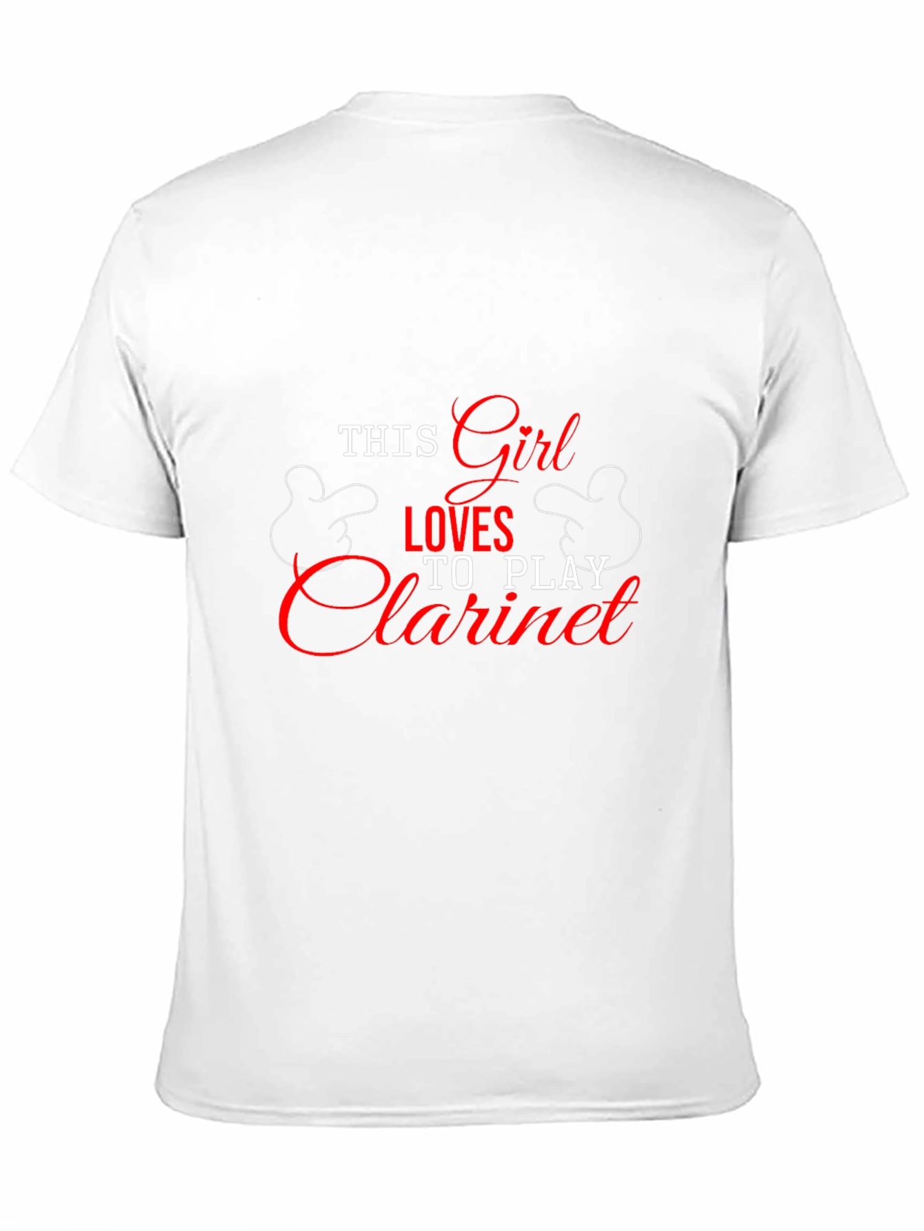 This Girl Loves Clarinet T-Shirt - Black