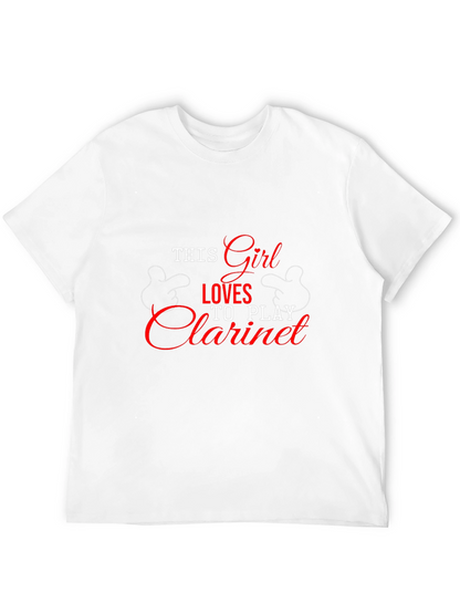 This Girl Loves Clarinet T-Shirt - Black