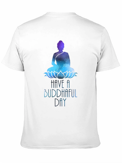 Buddhaful Day Graphic Tee - Meditative Style