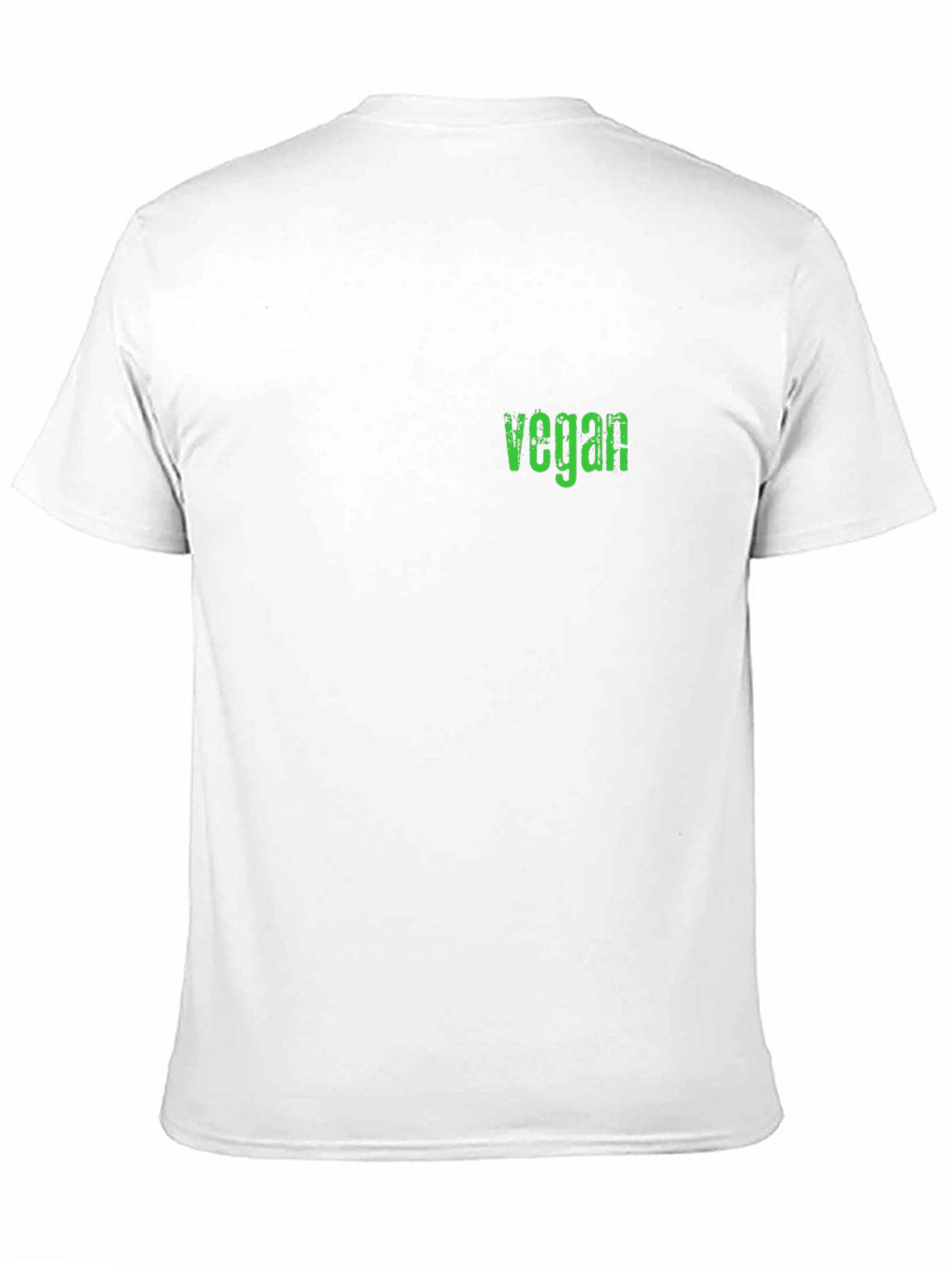 Vegan Graphic Tee - Black Casual T-Shirt