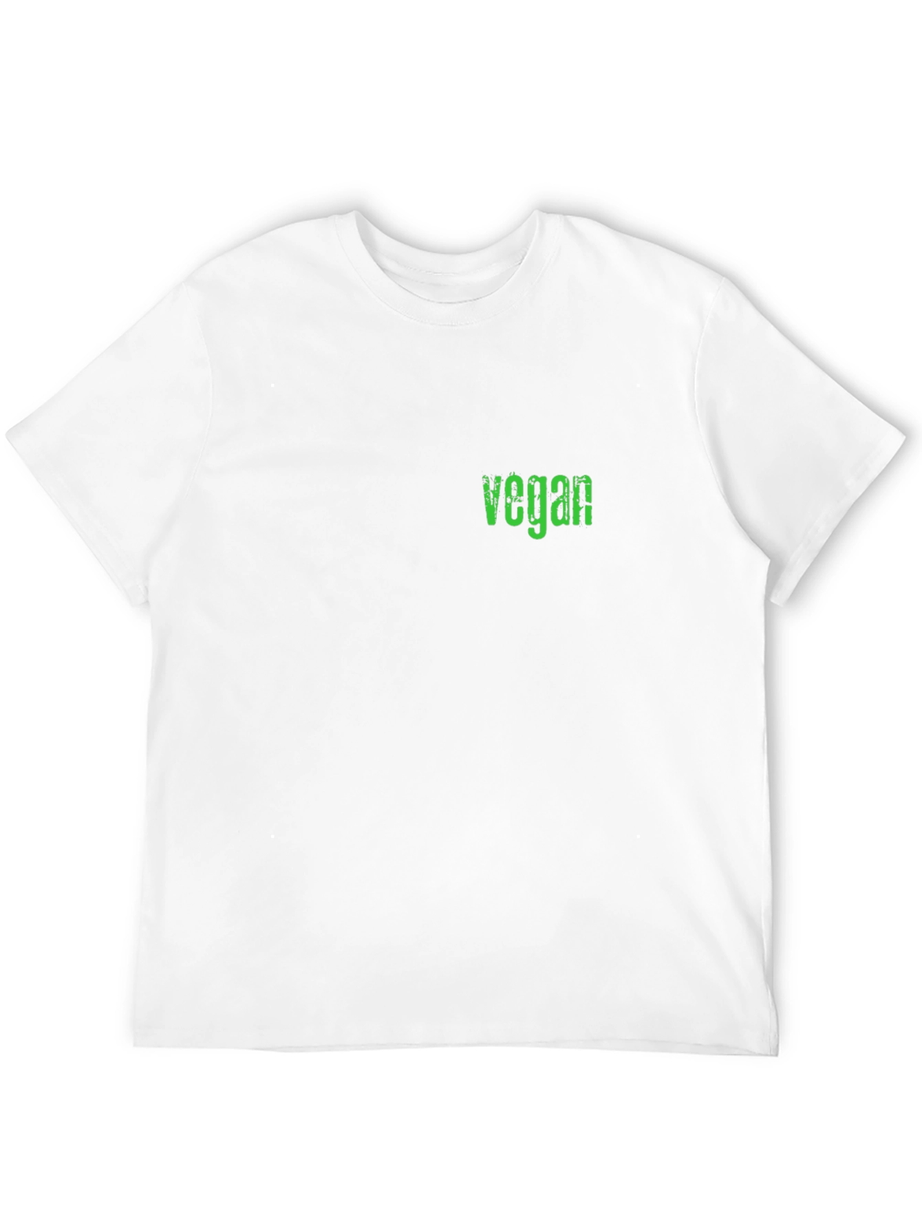 Vegan Graphic Tee - Black Casual T-Shirt