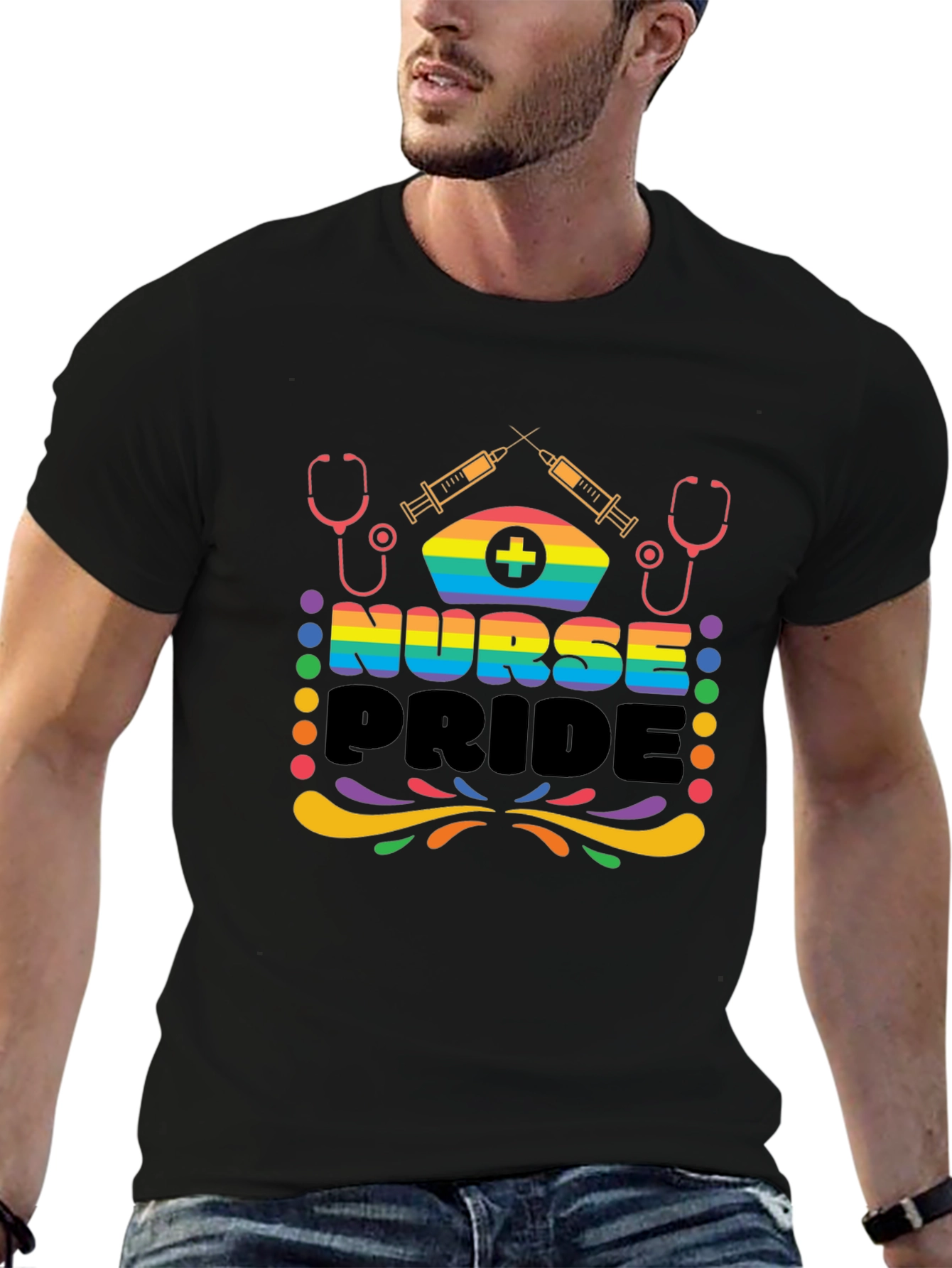 Nurse Pride T-Shirt - LGBTQ+ Pride Month