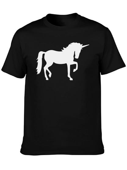 Unicorn Graphic Tee - Black