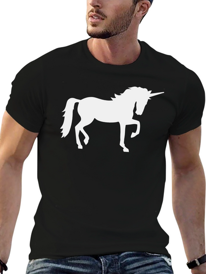 Unicorn Graphic Tee - Black
