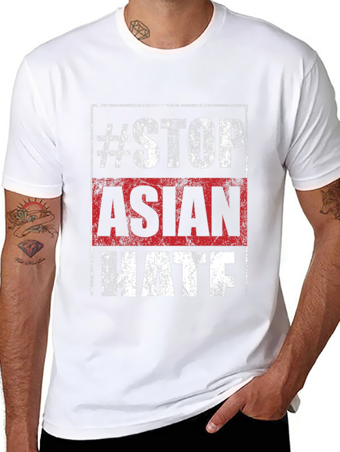 Stop Asian Hate Graphic T-Shirt