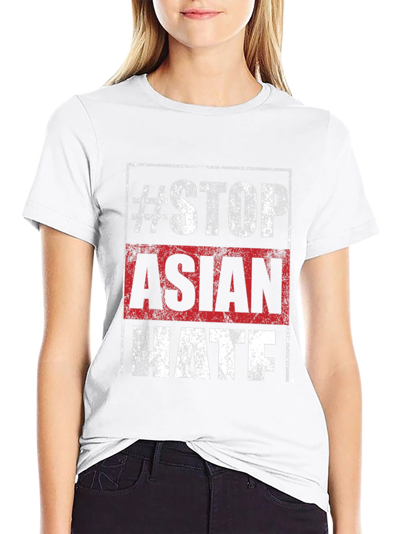 Stop Asian Hate Graphic T-Shirt