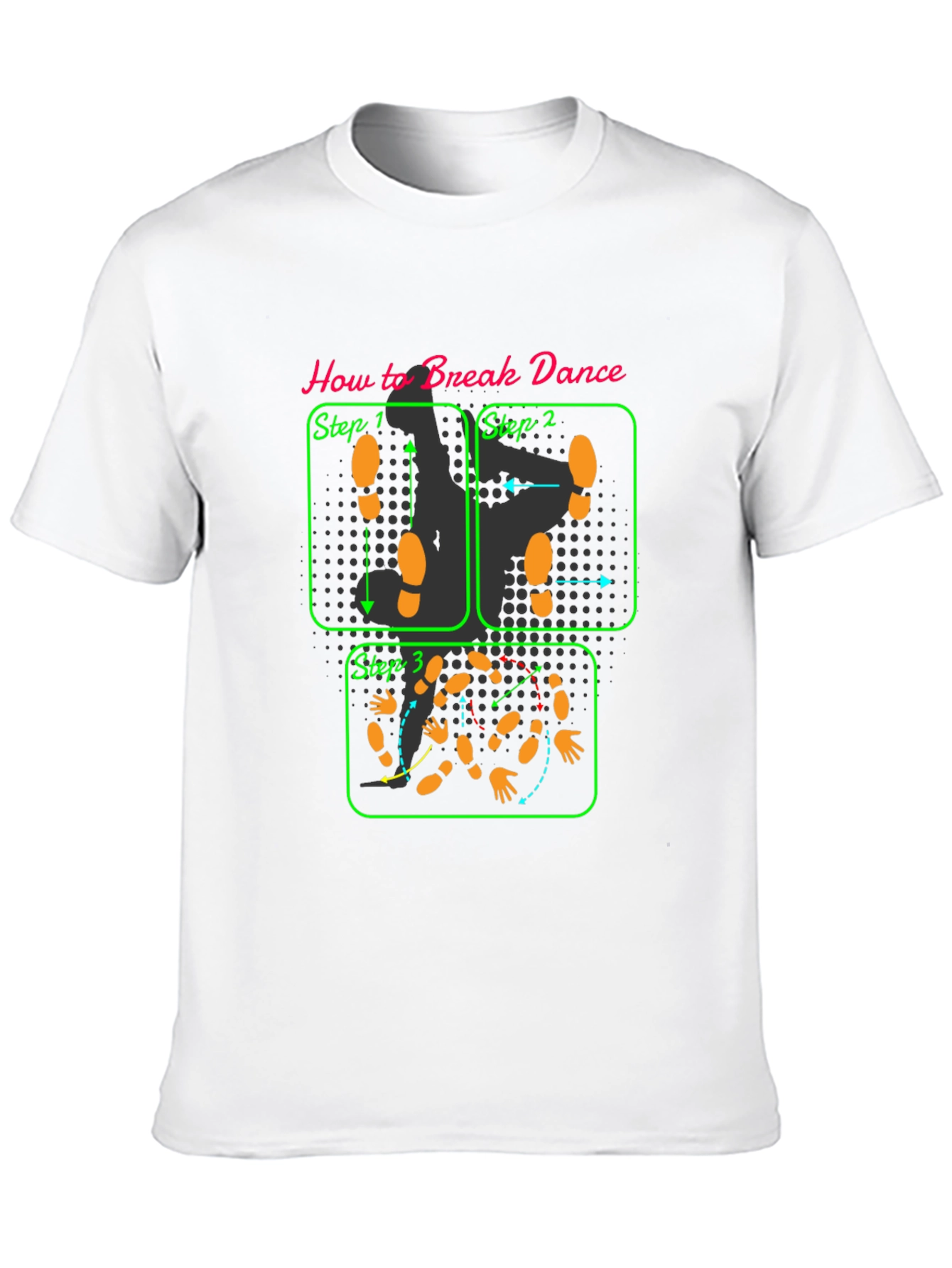 Break Dance Instruction T-Shirt
