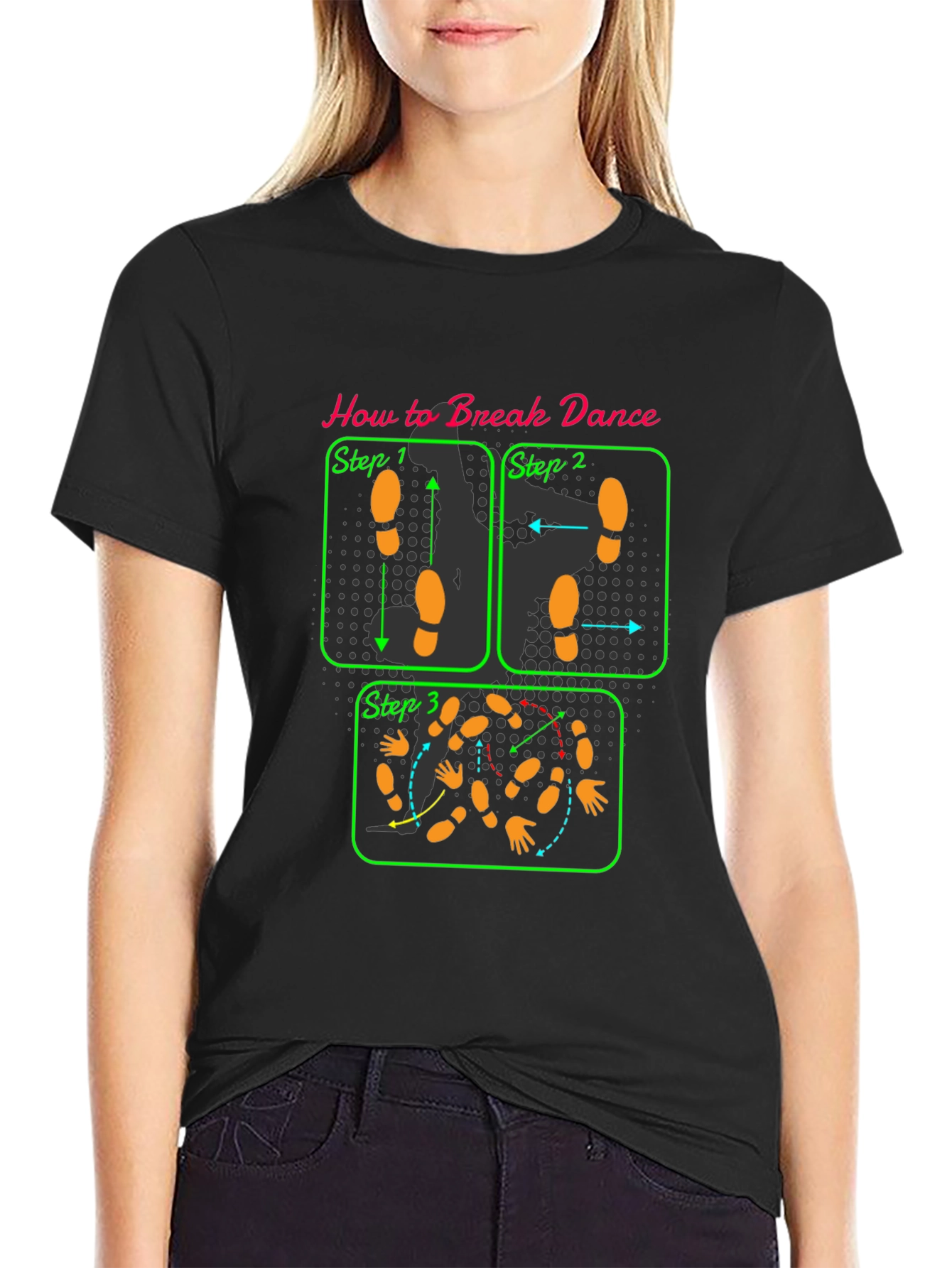 Break Dance Instruction T-Shirt