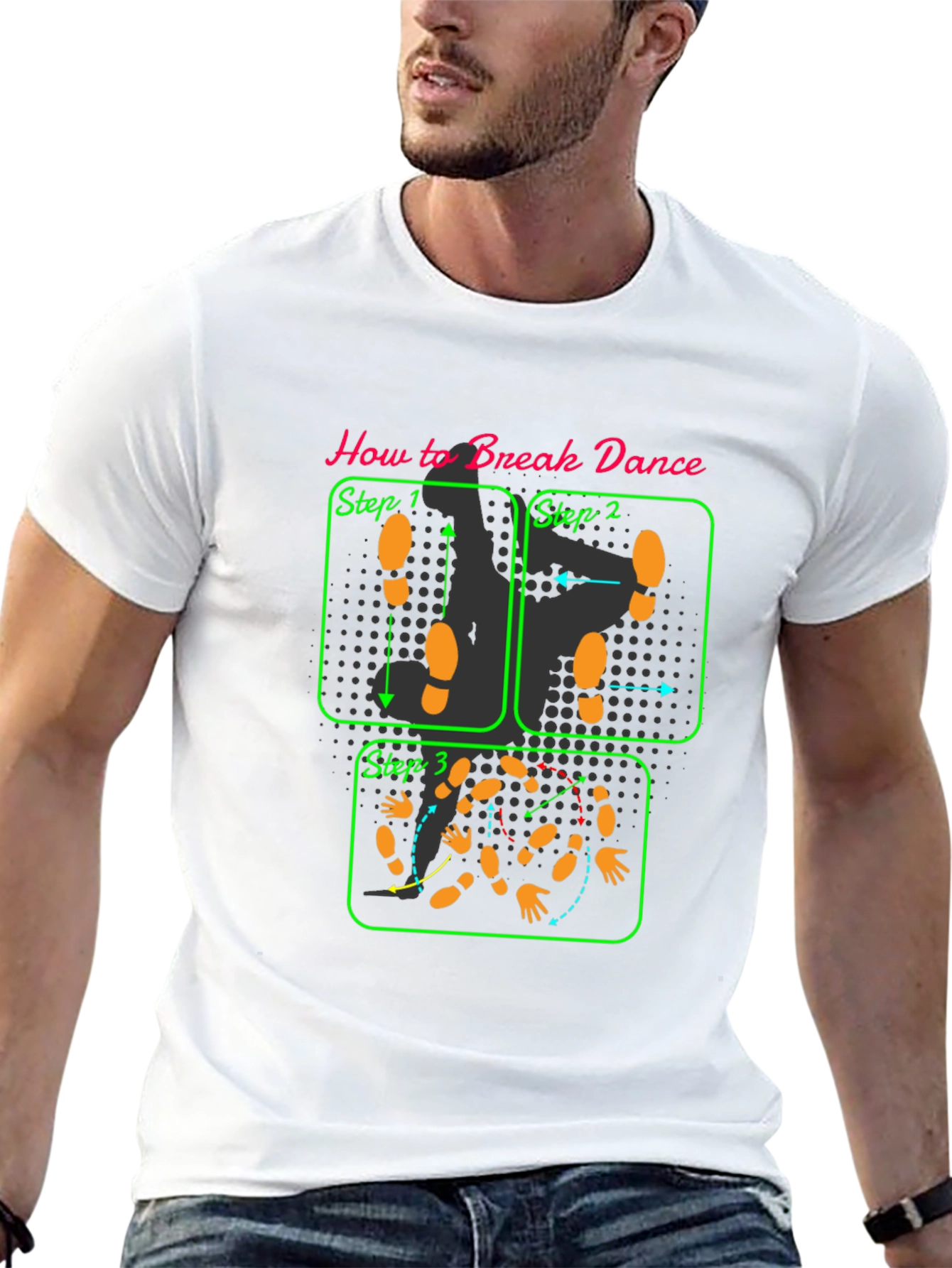Break Dance Instruction T-Shirt