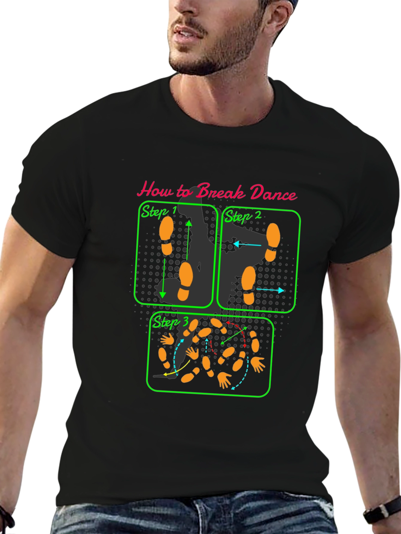 Break Dance Instruction T-Shirt