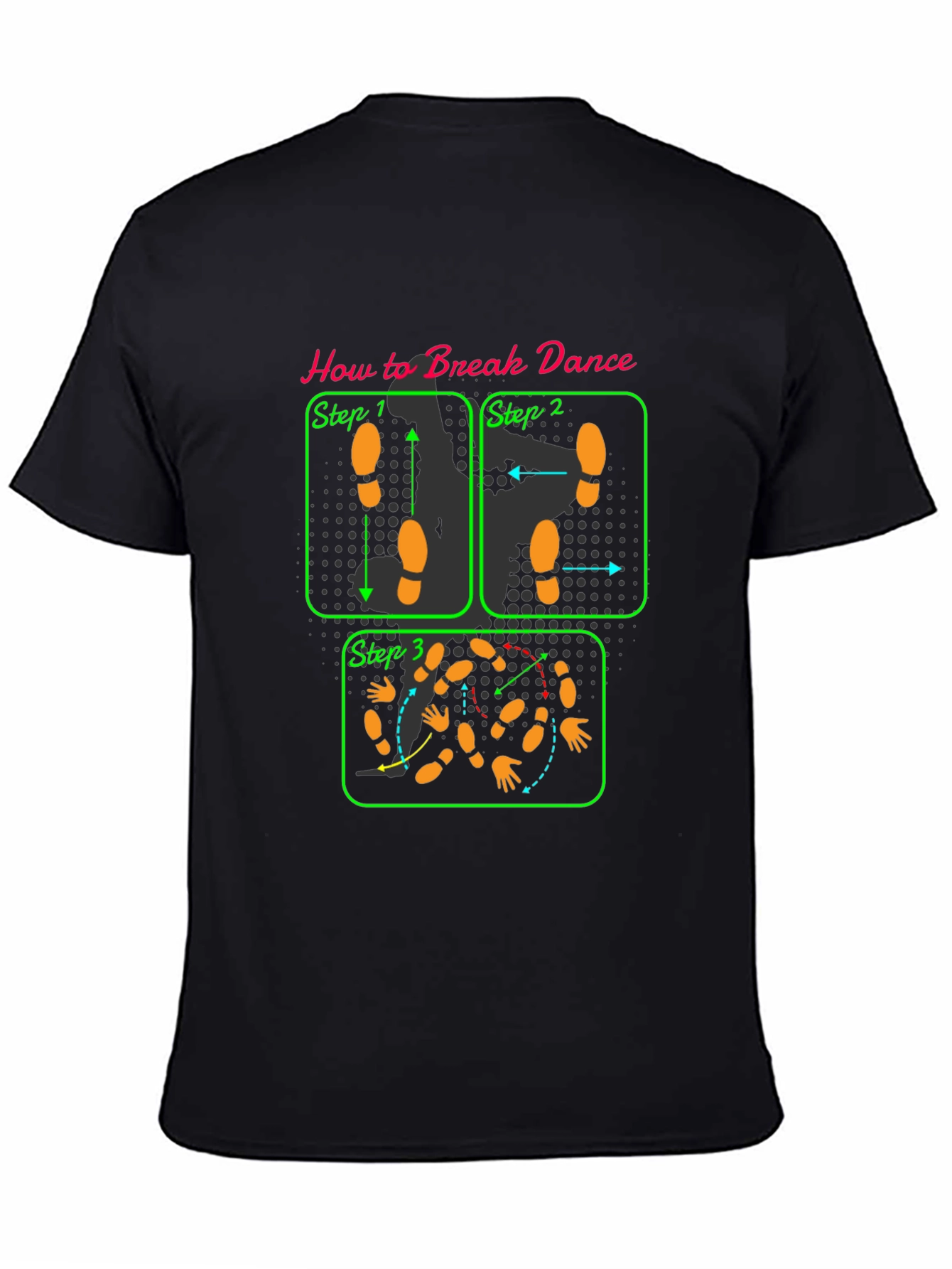 Break Dance Instruction T-Shirt