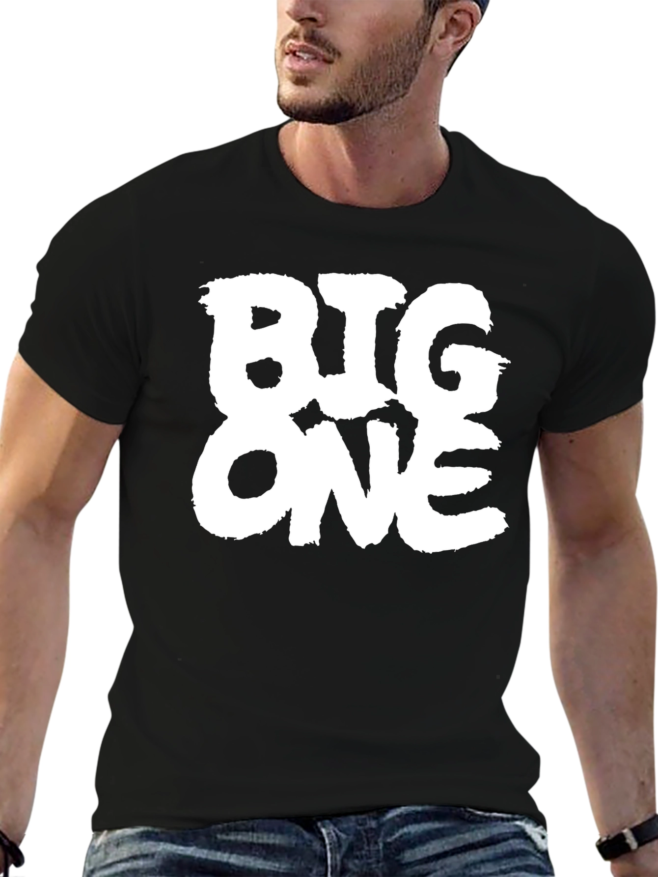 Big One Graphic Tee - Bold Statement Shirt