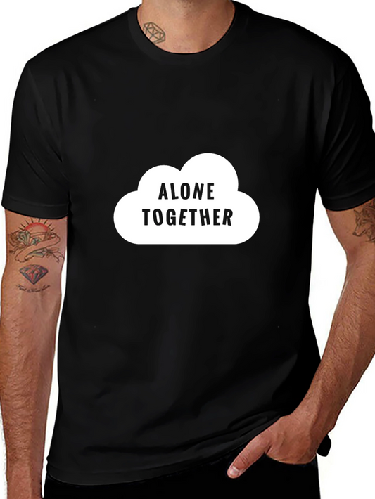 Alone Together Cloud T-Shirt - Black