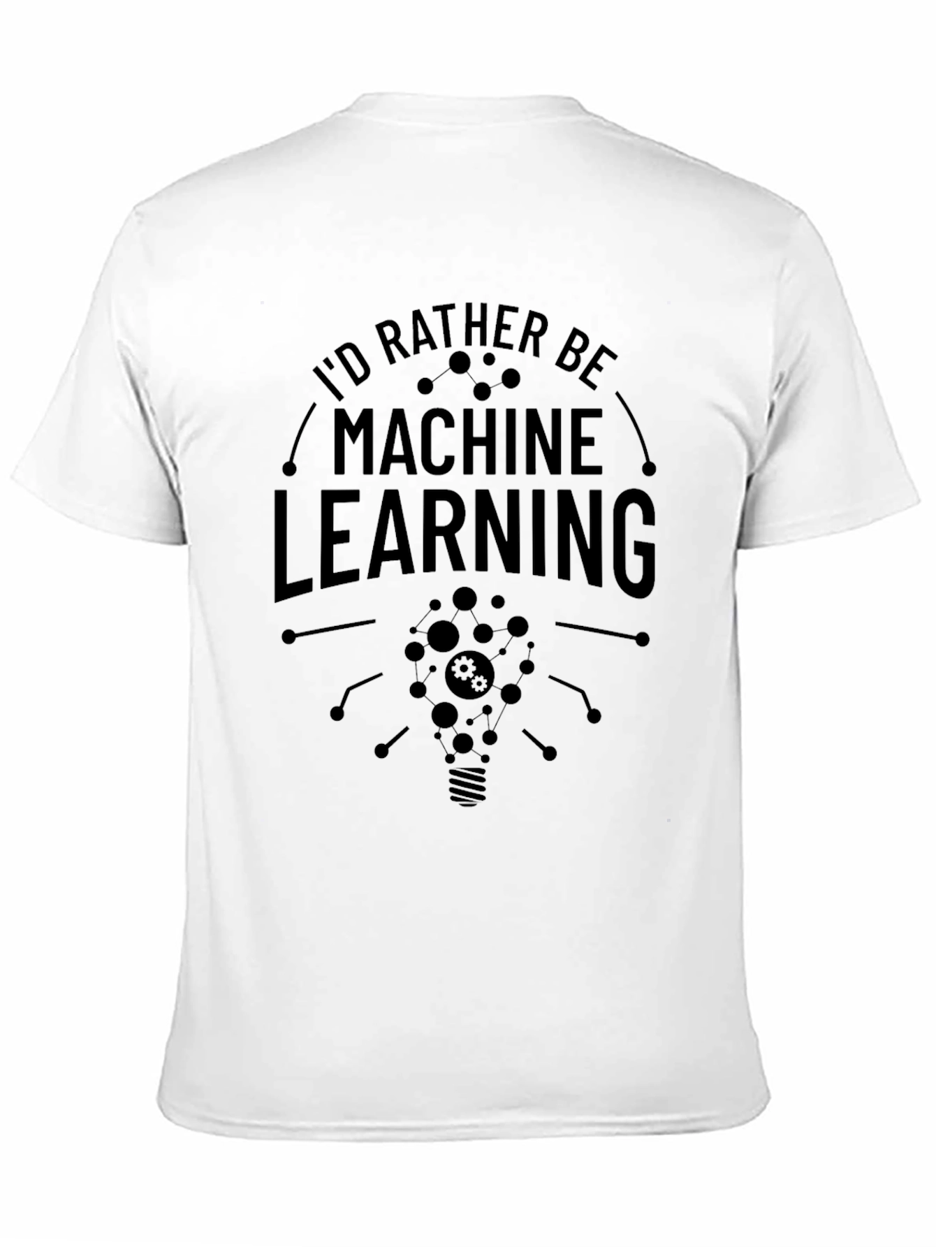 Machine Learning Graphic T-Shirt - Black
