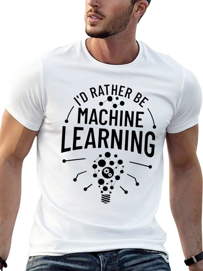 Machine Learning Graphic T-Shirt - Black