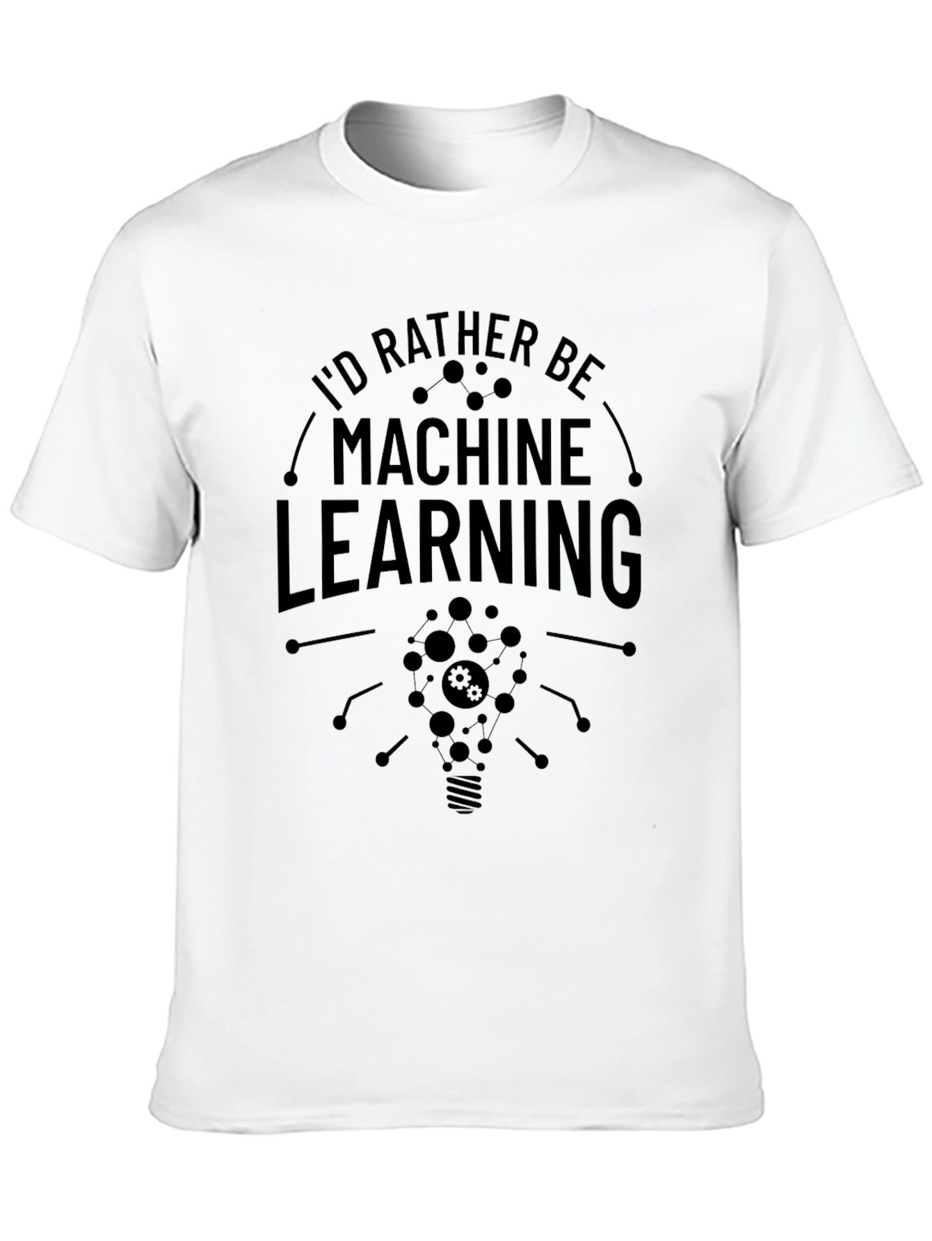 Machine Learning Graphic T-Shirt - Black