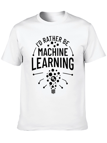Machine Learning Graphic T-Shirt - Black