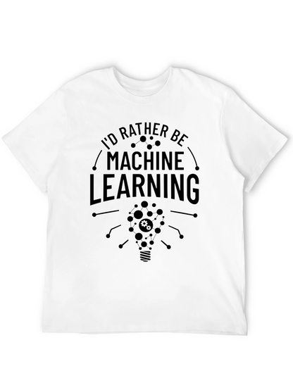 Machine Learning Graphic T-Shirt - Black