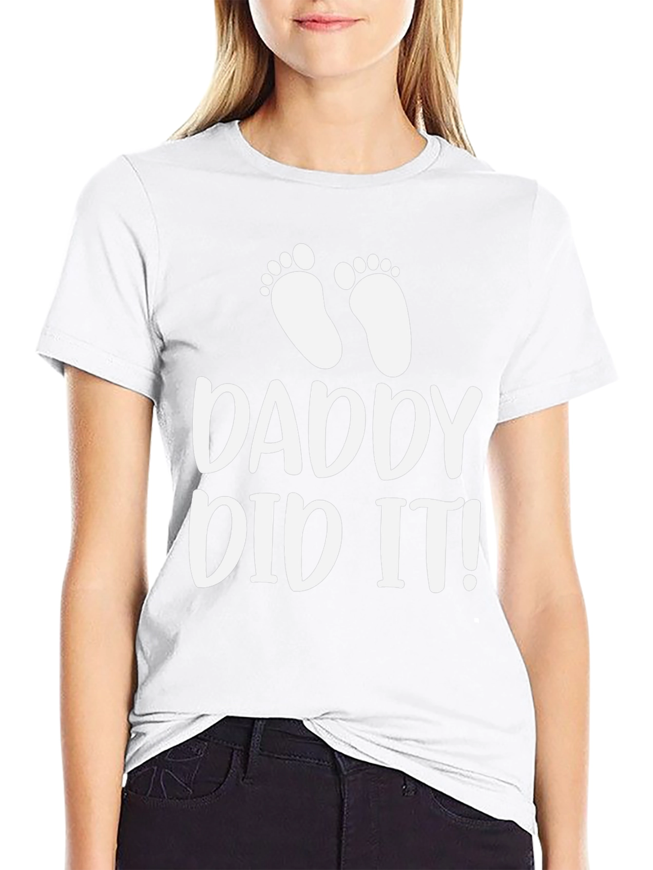 Daddy Did It! Mens Black T-Shirt