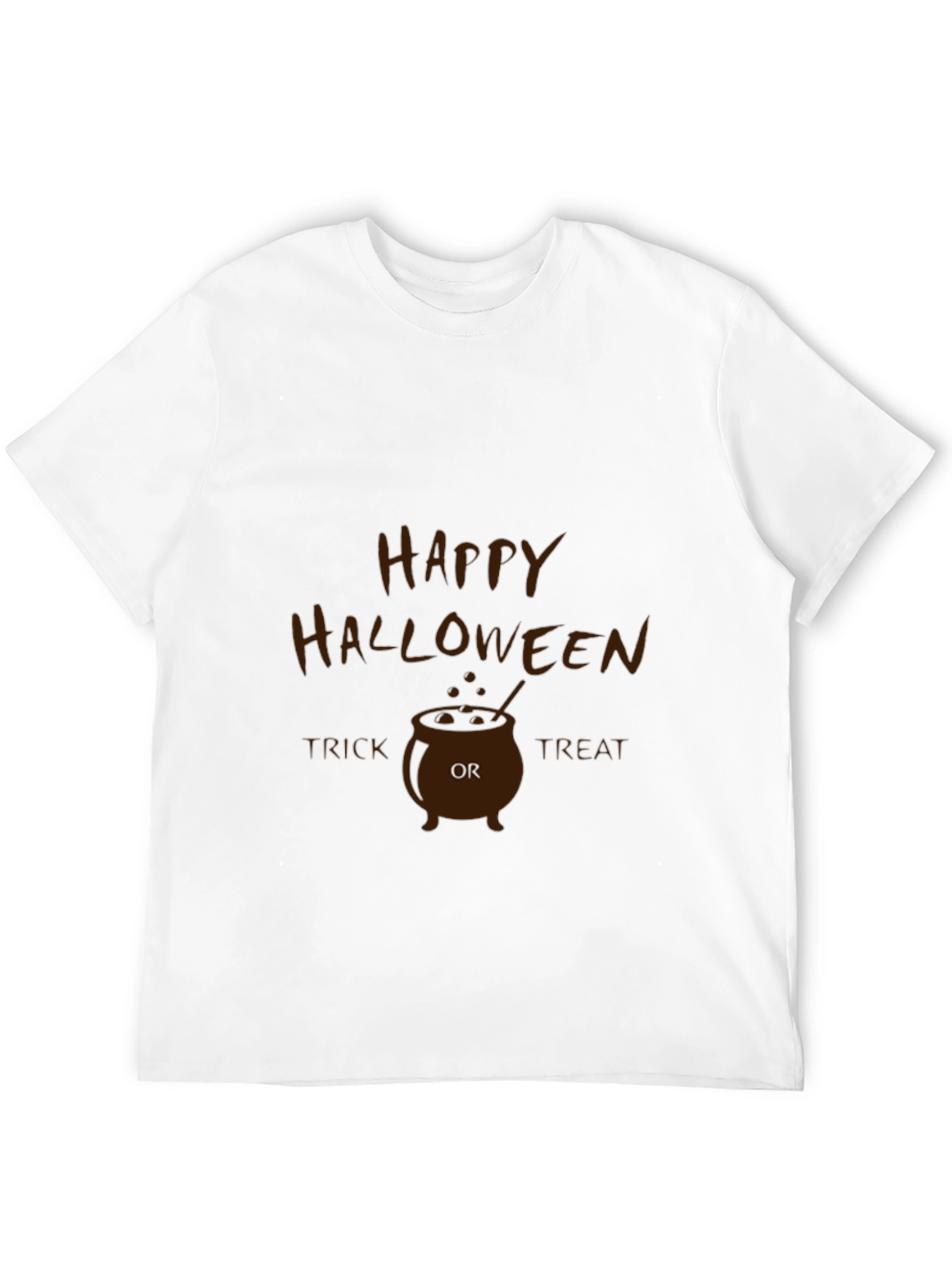 Happy Halloween Cauldron Graphic T-Shirt