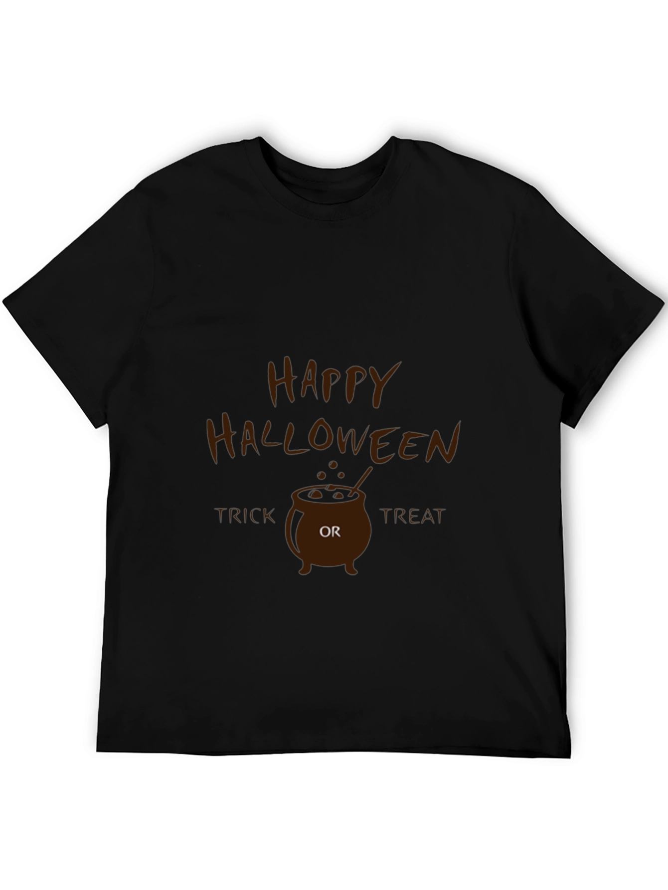 Happy Halloween Cauldron Graphic T-Shirt