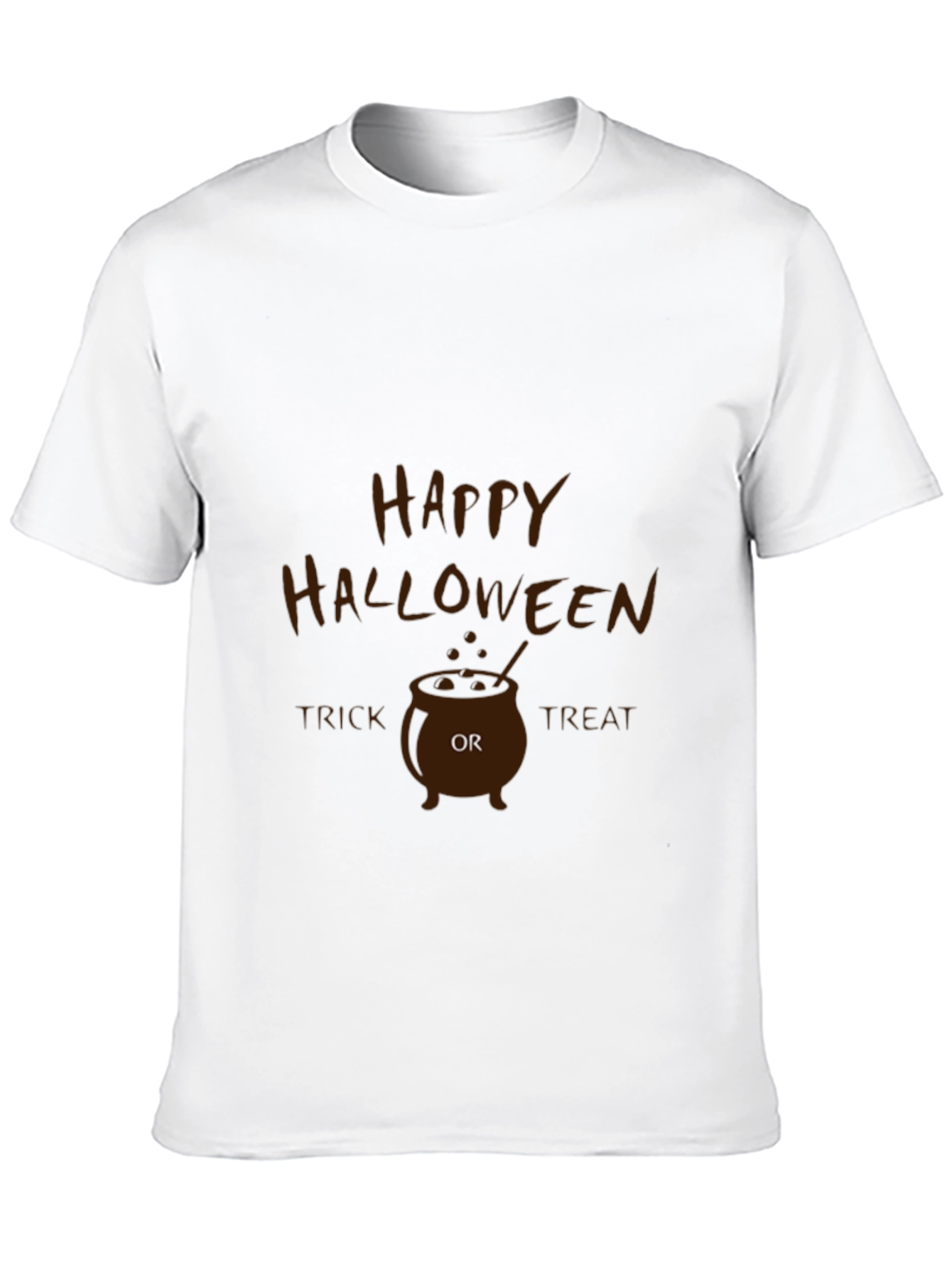 Happy Halloween Cauldron Graphic T-Shirt