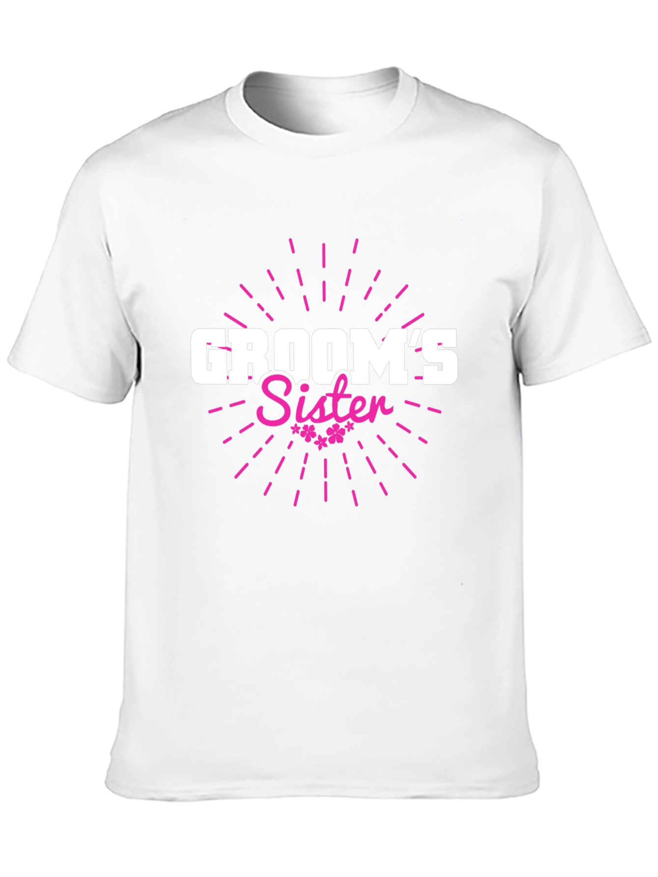 Grooms Sister T-Shirt - Wedding Party Apparel