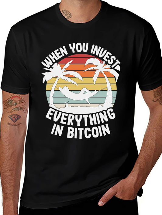 Bitcoin Investor Paradise Graphic T-Shirt