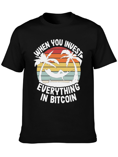 Bitcoin Investor Paradise Graphic T-Shirt