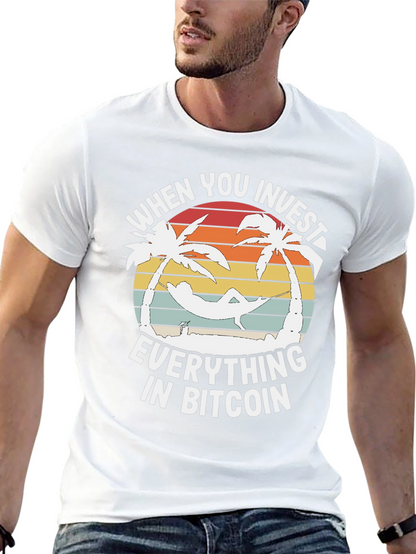 Bitcoin Investor Paradise Graphic T-Shirt