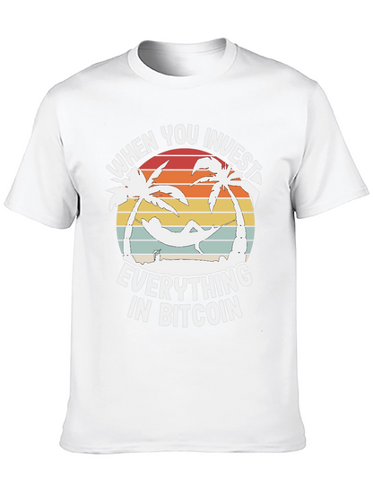 Bitcoin Investor Paradise Graphic T-Shirt