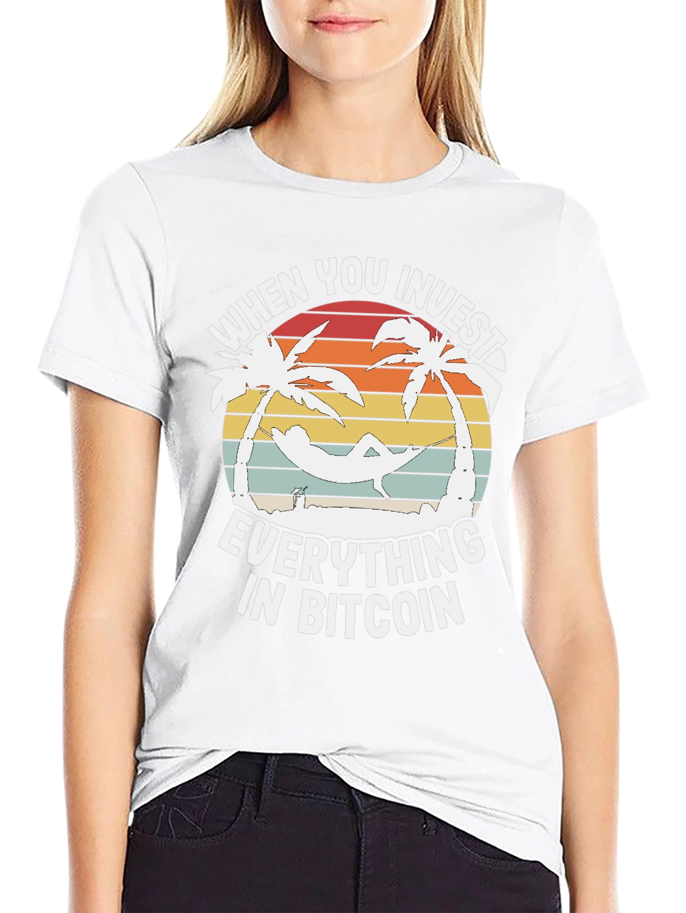 Bitcoin Investor Paradise Graphic T-Shirt