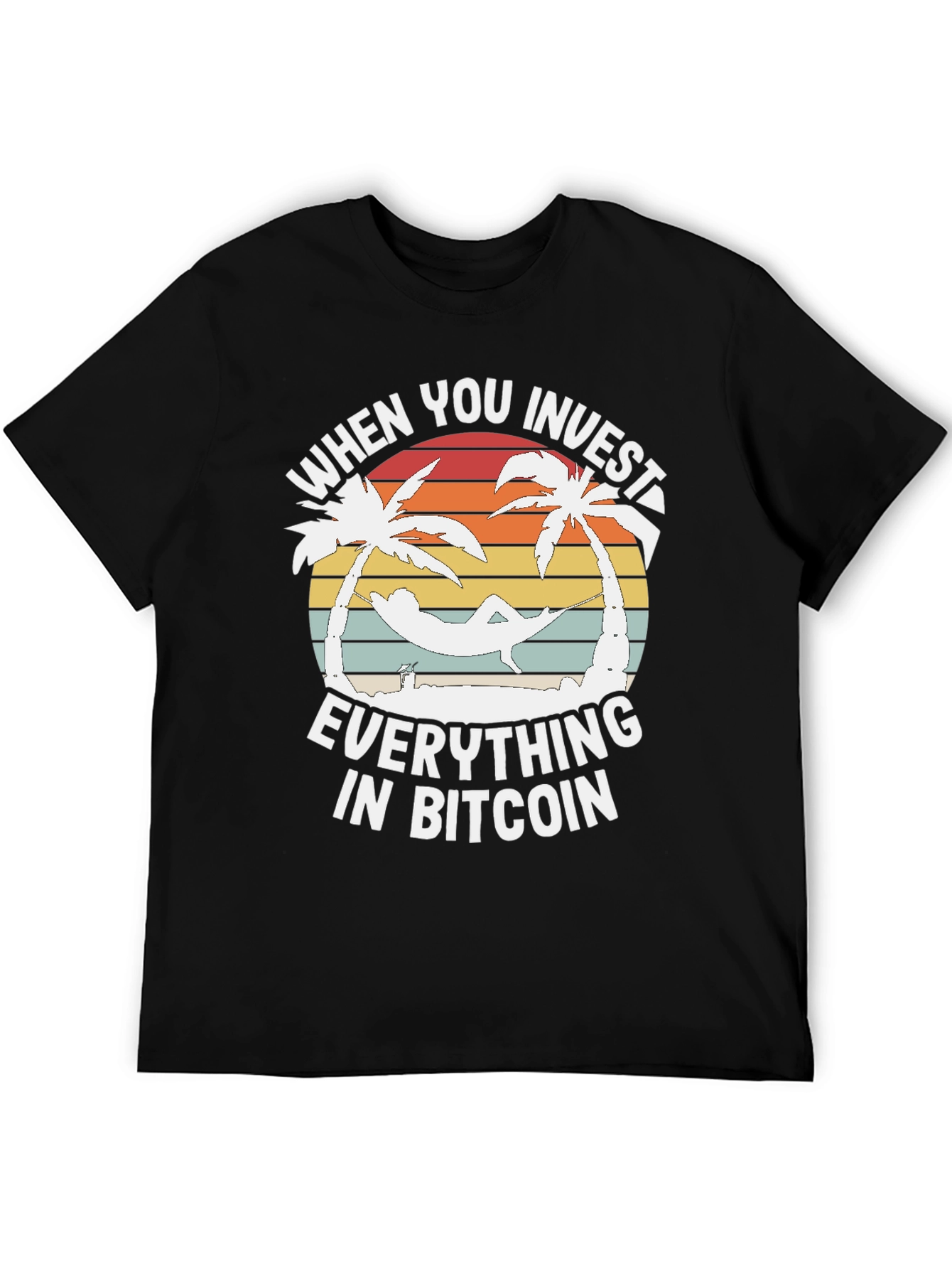 Bitcoin Investor Paradise Graphic T-Shirt