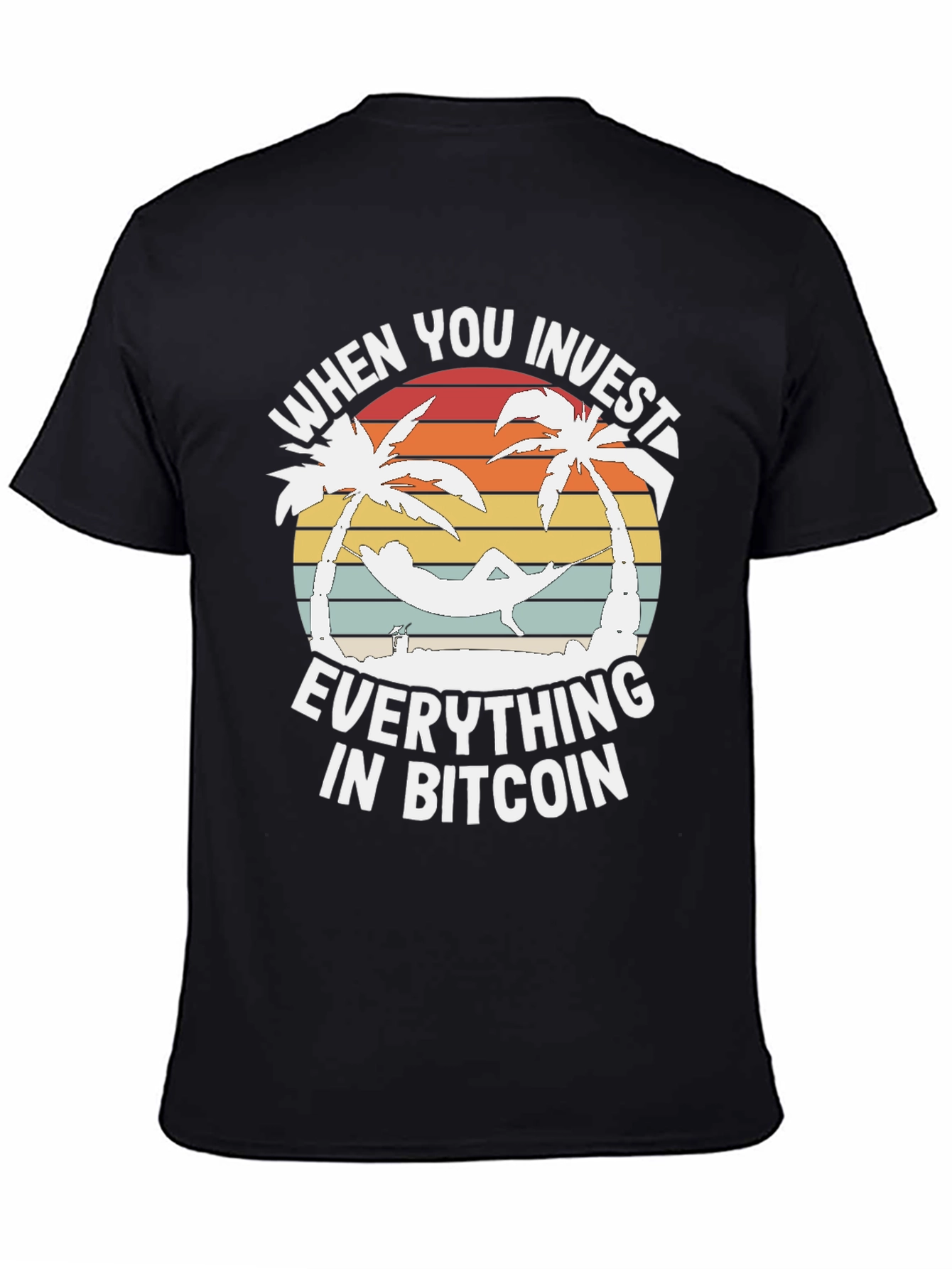 Bitcoin Investor Paradise Graphic T-Shirt