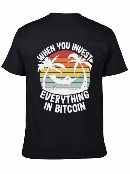 Bitcoin Investor Paradise Graphic T-Shirt