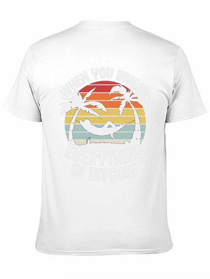 Bitcoin Investor Paradise Graphic T-Shirt