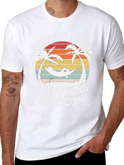 Bitcoin Investor Paradise Graphic T-Shirt